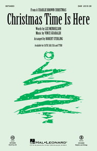 Christmas Time Is Here SAB choral sheet music cover